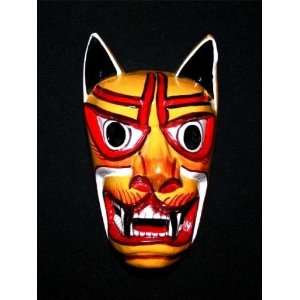   Mask Original Art Wood Sculpture WM_TIGER_SM1