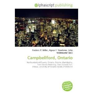  Campbellford, Ontario (9786132705433) Books