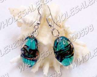 30Pairs Handwork Murano Glass Beads (5MM Hole) Earrings  