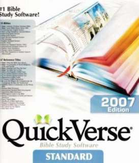 QuickVerse 2007 Standard w/ Manual PC CD study Bible  