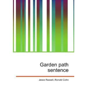  Garden path sentence Ronald Cohn Jesse Russell Books