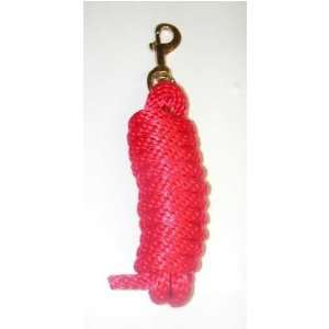  8 Foot Poly Lead Rope   Red [Misc.]