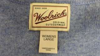 new Woolrich v neck lambswool sheep sweater vest womens large  
