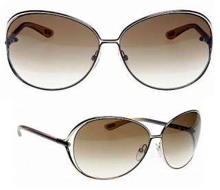 NEW Tom Ford Clemence TF158 36F Bronze Brown Sunglasses  