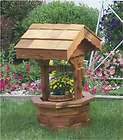 more options amish wooden wishing well garden planter yard decor