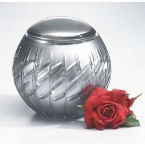 Crystal Globe Pet Cremation Urn   24% Lead Crystal   