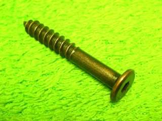 100 FURNITURE JCBW JOINT CONNECTOR BOLT WOOD SCREW 1/4  