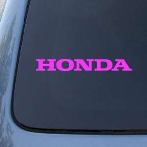  HONDA   Vinyl Car Decal Sticker #1907  Vinyl Color Pink 