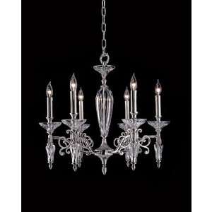 Waterford Crystal 106 986 25 2P Carina 6 Light Chandeliers in Polished 