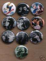 ITS A WONDERFUL LIFE Christmas 10 Pins Buttons Badges  