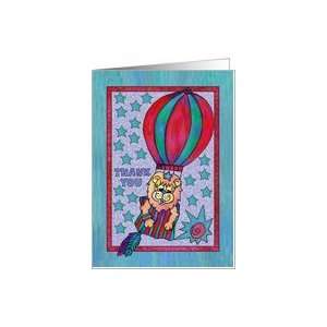  Little Lion Hot Air Balloon, thank you Card Health 