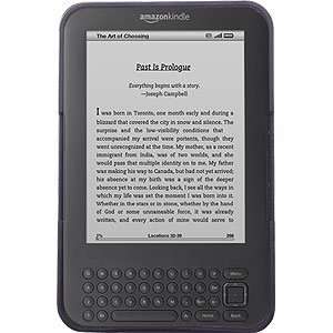  Amacell Kickstand Back Cover for  Kindle 3 Black 