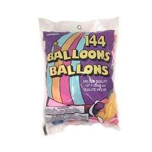 Unique Industries 5233 Assorted Color Helium Balloons, 12 (05 0279 