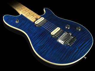 1998 Peavey EVH Wolfgang USA Electric Guitar Transparent Blue  