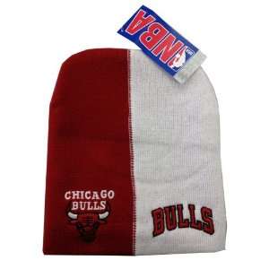 Chicago Bulls Red White Beanie Knit Winter Cap