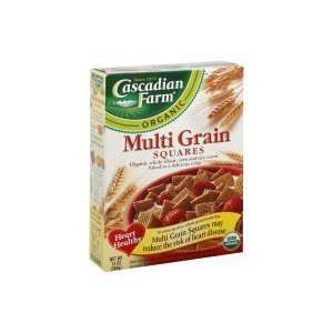  Cascadian Farm Organic Cereal, Multi Grain Squares, 13 oz 