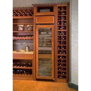  24WC SGX R 24 Wine Cellar with 15 Glide Out Wire Shelves 
