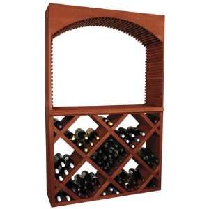 Poplar Unstained Archway Wine Rack 