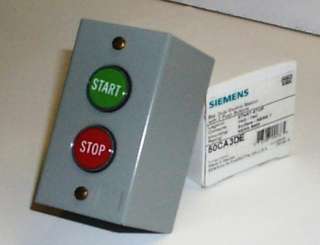 Siemens NEMA 1 Start Stop Control Station Magnetic Starter Surface 