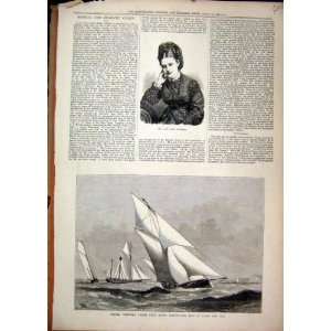   1877 Portrait Miss Furtado Royal Yacht Club Yaw Match