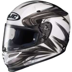    HJC RPS 10 Motocycle Helmet Evoke Black/Grey Xl Automotive