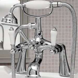  Victorian tub and shower faucet tub mounted