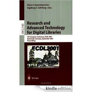 Research and Advanced Technology for Digital Libraries 5th European 