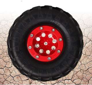 Mud BEADLOCK WHEELS AX10 SCX10 CR01 RED(4)  