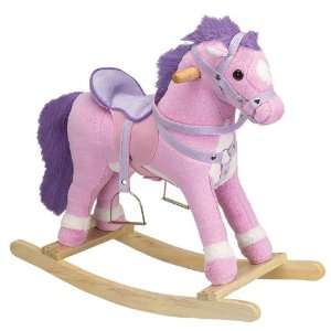  Princess the Pink Plush Toddler Rocking Horse with Sound 