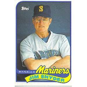 1989 Topps #44 Jim Snyder 