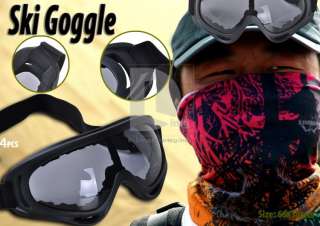 Winter Cold sun Snowmobile Motorcycle Off Road Ski Goggle Glasses 