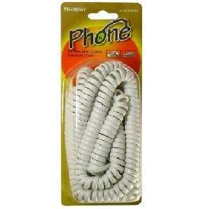 Luxtronic TH450WT 50 Ft White Handset Cord Electronics