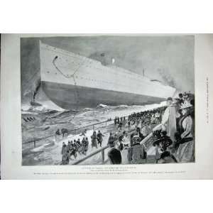  1899 Ship Oceanic Belfast White Star Liner Ireland
