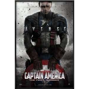  Captain America   Framed Marvel Movie Poster (Advance 
