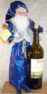 Mark Roberts Santa Dreidel Fairy Christmas Wine Bag  