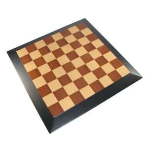   Mahogany and Maple Pyramidal Board with 1 3/4 Squares Toys & Games
