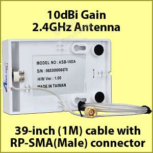 10 dBi Wireless Range Extender Wi Fi Router Antenna  