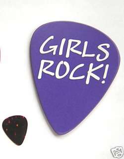 GIRLS ROCK Gigantic 4 inch Pick for GIANT Fender STRAT  
