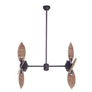 Hunter Outrigger (2) 44 Inch Four Blade Ceiling Fan, Weathered Bronze 