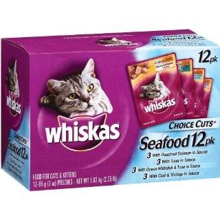   ) Food for Cats & Kittens, 3 Ounce Pouches (Pack of 48) by Whiskas