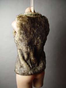   Closure Soft Plush Cozy Winter Classic Women Jacket Vest L  