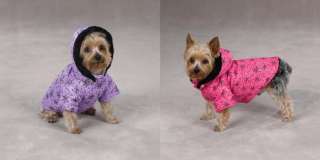 Winter Wonderland Quilted Fleece Lined Coats for Dogs