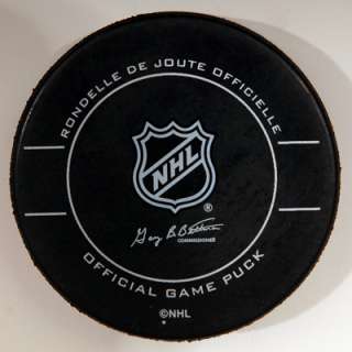 2011 12 Winnipeg Jets Official Game Puck   Inaugural  