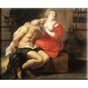  Simon and Pero (Roman Charity) 30x24 Streched Canvas Art 