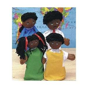  African American Family Puppets Toys & Games