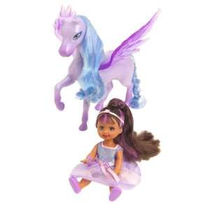   Magic of Pegasus Cloud Princess Kelly and Pony   African American in