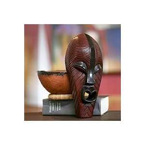  NOVICA Congolese wood African mask, Congo Medicine Man 