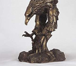 Large Wings Of Glory Flying Eagle Statue Bronze Finish  