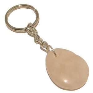  Rose Quartz Keychain 01 Pink Drop Stone Crystal Healing 