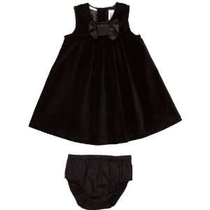   Dress Me Up 2 piece Black Velveteen Sleeveless Cotton Dress Set (18